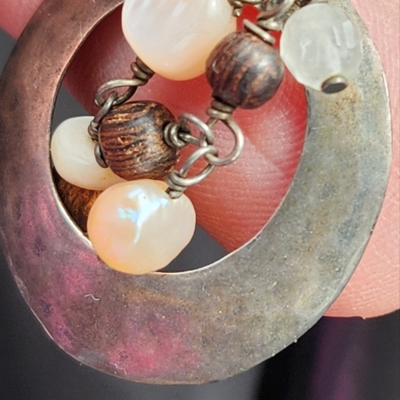 Silpada Sterling and Beaded Earrings - Picture 6 of 9